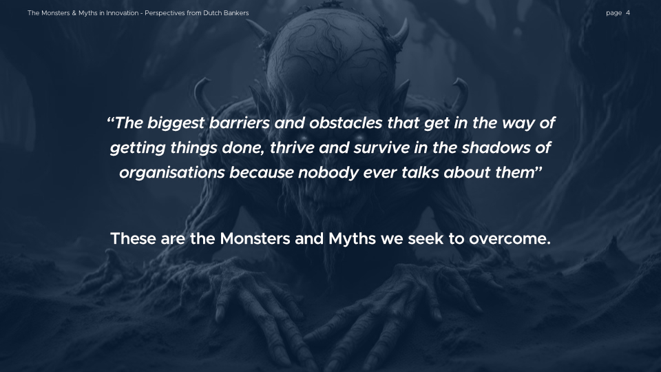 Monsters and Myths in Innovation Barriers